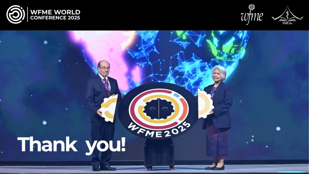 WFME és IMEAc elnök zárja a konferenciát
